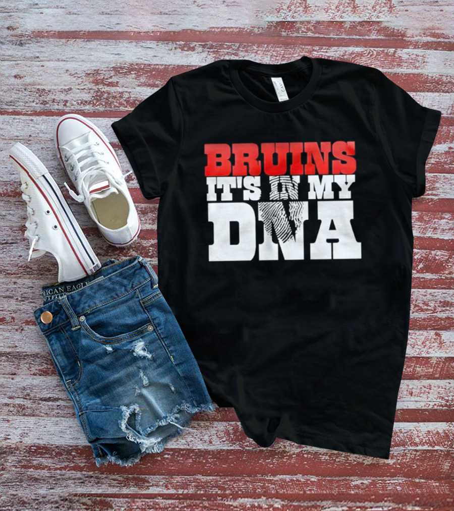 Bruins It's In My DNA NHL Hockey Fan Pride T-Shirt