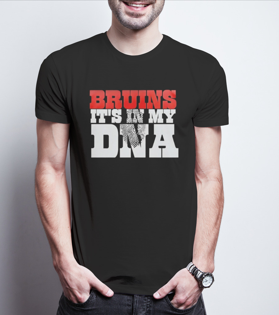 Bruins It's In My DNA NHL Hockey Fan Pride T-Shirt