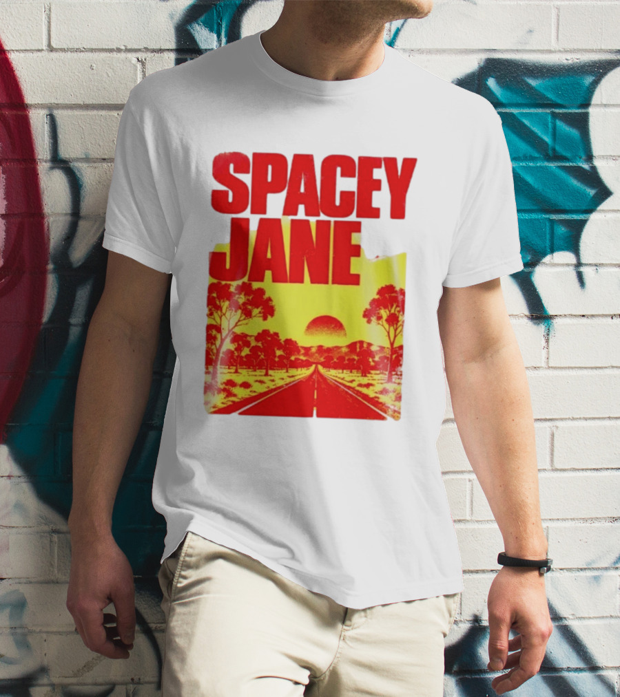 Spacey Jane Live Tour Australian Outback Sunset Scene T-Shirt