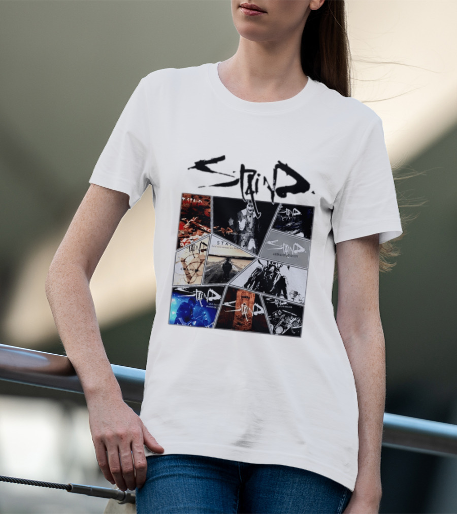 Staind Album Covers Collection Alternative Metal Band T-Shirt