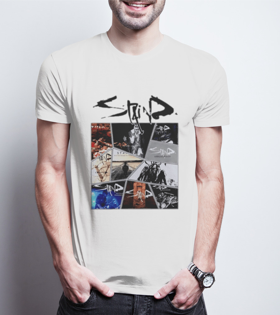 Staind Album Covers Collection Alternative Metal Band T-Shirt