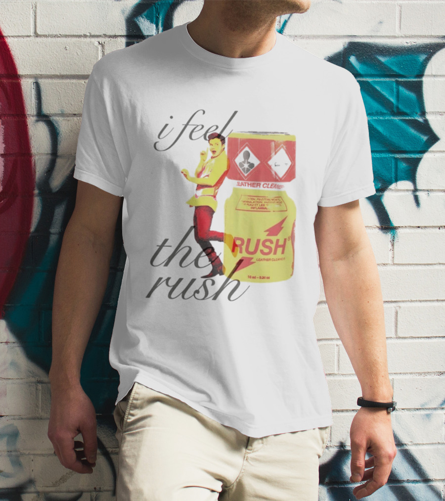 I Feel The Rush Leather Cleaner Chris Colfer T-Shirt