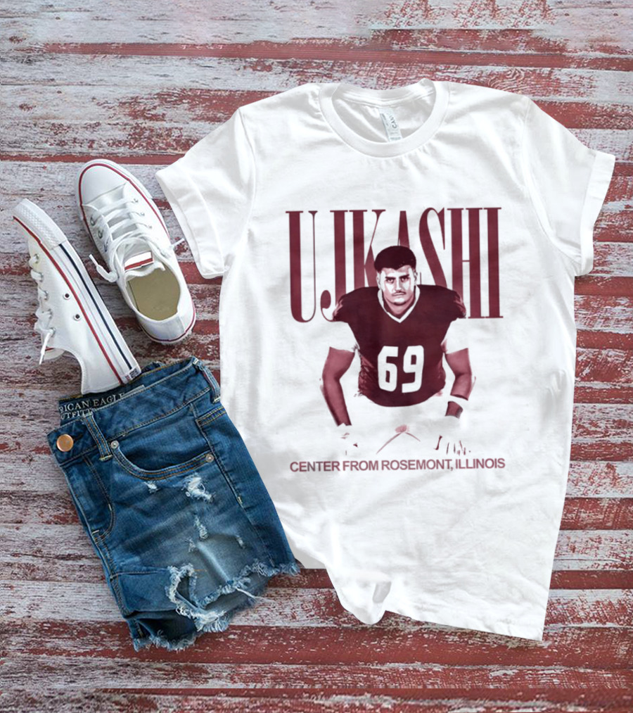 Ujkashi 69 Center Football Player From Rosemont Illinois T-Shirt