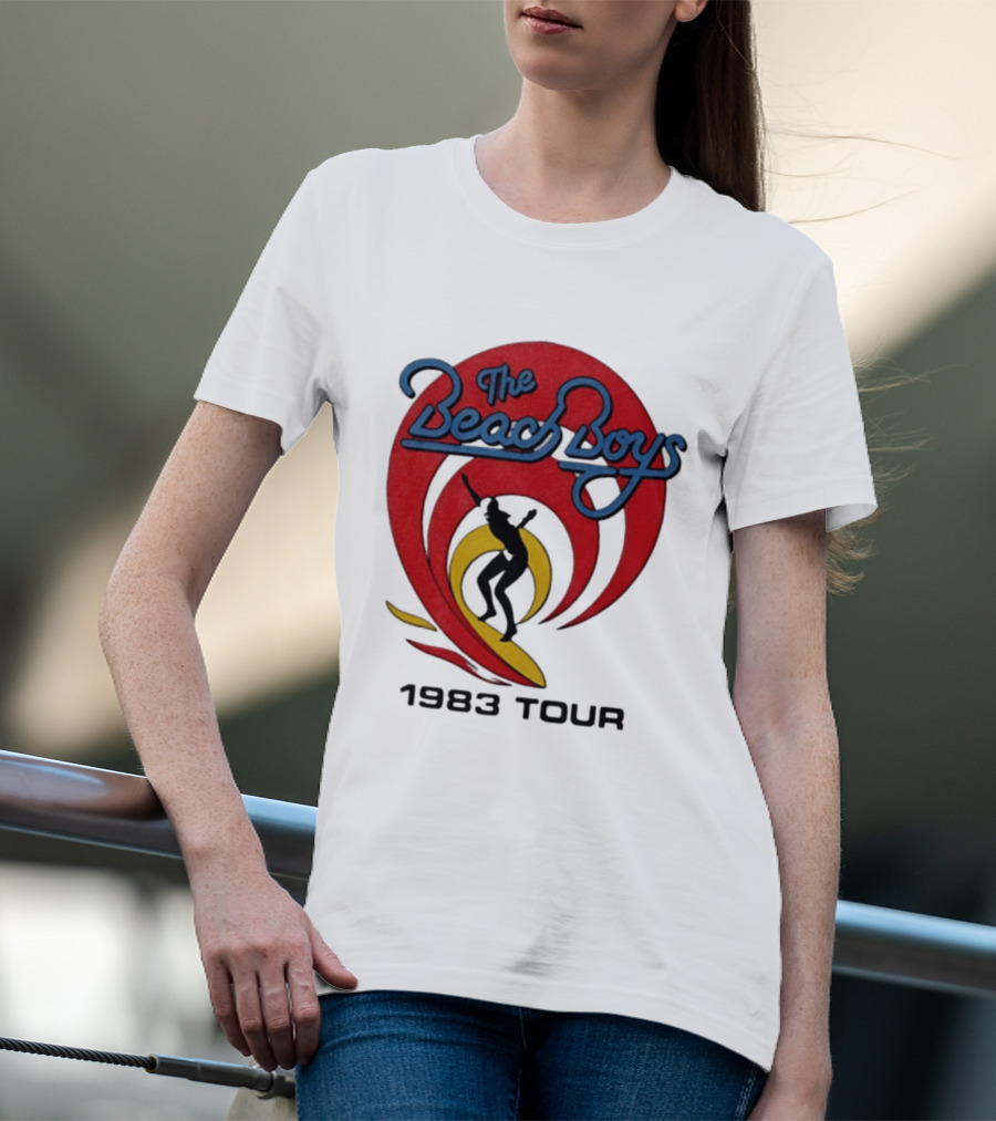 The Beach Boys 1983 Tour Vintage Surf Iconic Music Event T-Shirt
