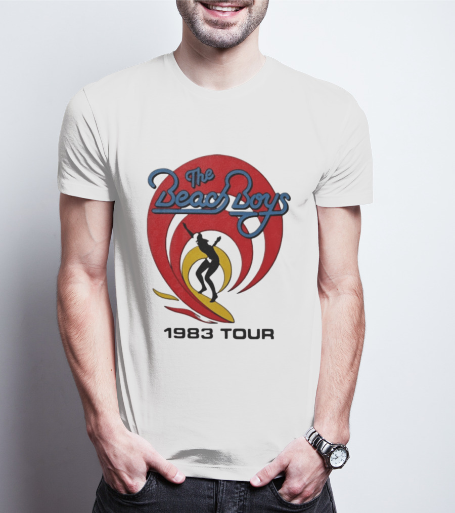 The Beach Boys 1983 Tour Vintage Surf Iconic Music Event T-Shirt