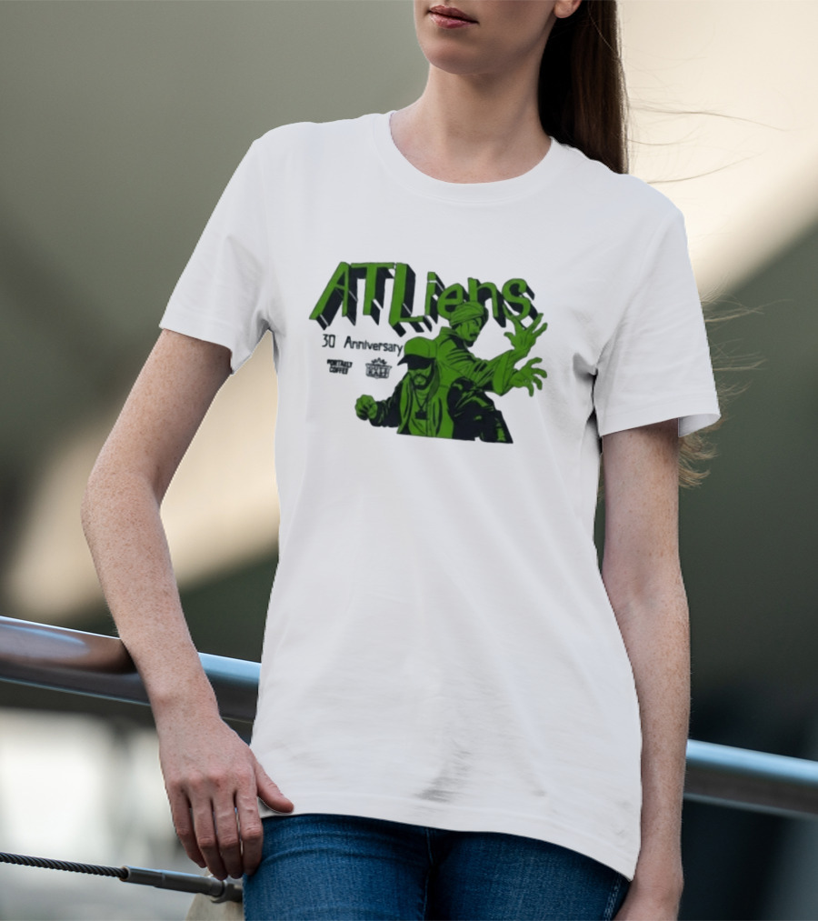 Outkast ATLiens 30th Anniversary Portaely Coffee Hip Hop Legends 90s Rap T-Shirt
