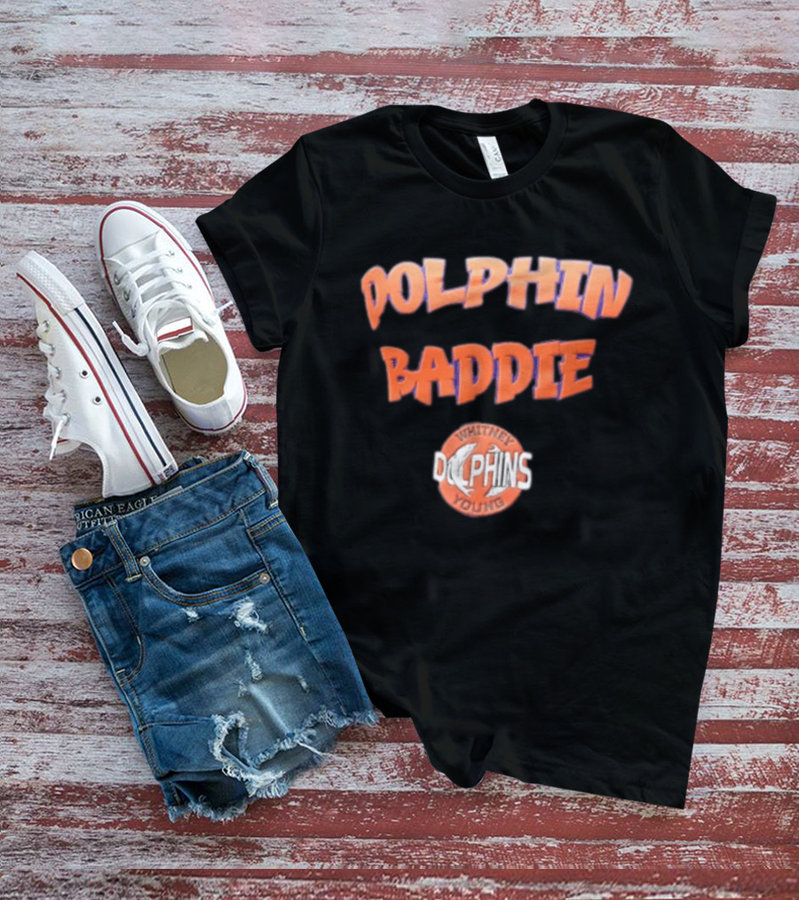 Miami Dolphins Dolphin Baddie Whitney Young T-Shirt