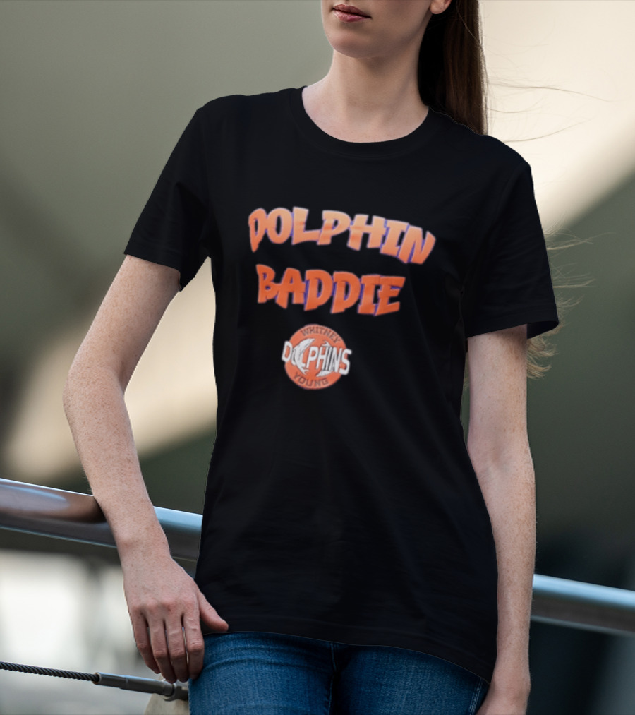 Miami Dolphins Dolphin Baddie Whitney Young T-Shirt
