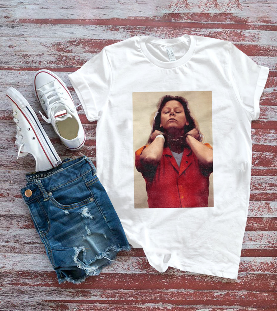 Aileen Wuornos True Crime Iconic Orange Jumpsuit Political T-Shirt
