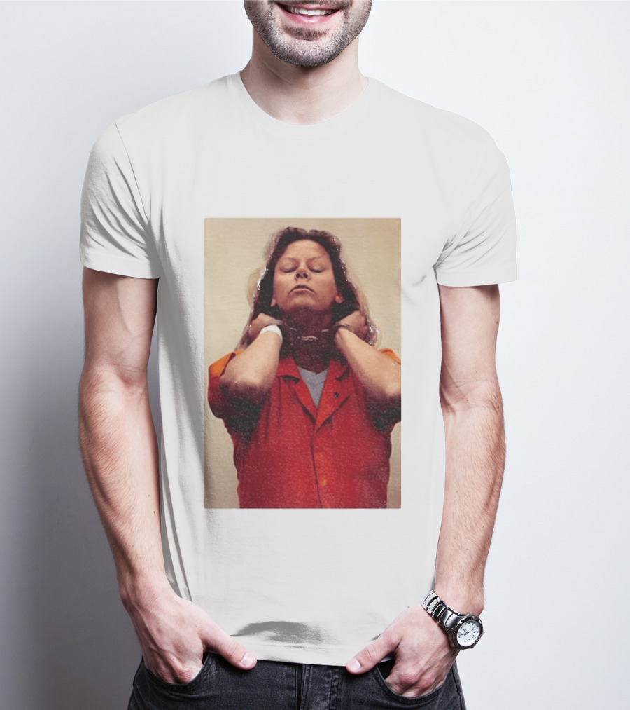Aileen Wuornos True Crime Iconic Orange Jumpsuit Political T-Shirt