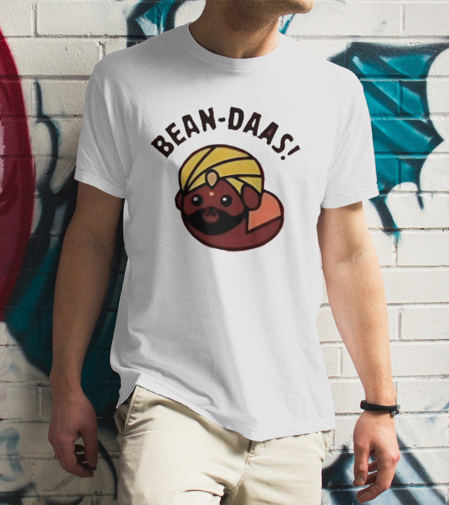 Bean Daas Turbaned Character With Mustache And Beard T-Shirt