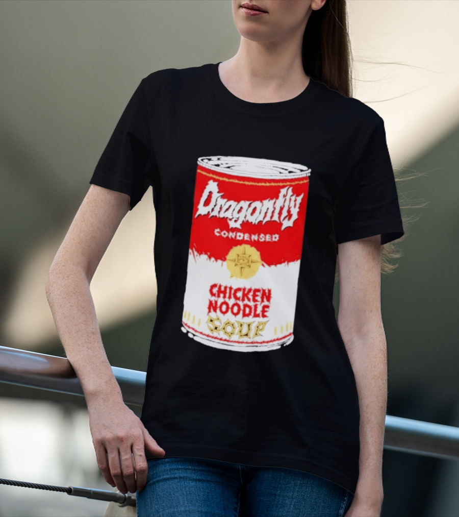 Dragonfly Condensed Chicken Noodle Soup T-Shirt