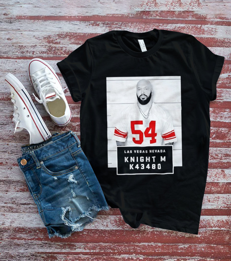 Las Vegas Nevada Shot 54 Knight M K43480 Death Row Records T-Shirt