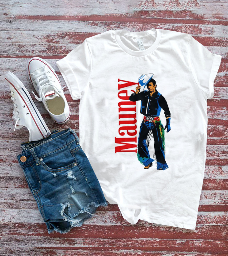 JB Mauney Bull Rider Cowboy Style Western T-Shirt