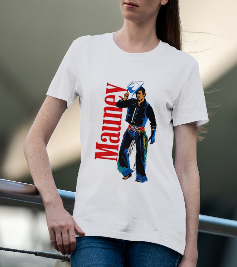 JB Mauney Bull Rider Cowboy Style Western T-Shirt
