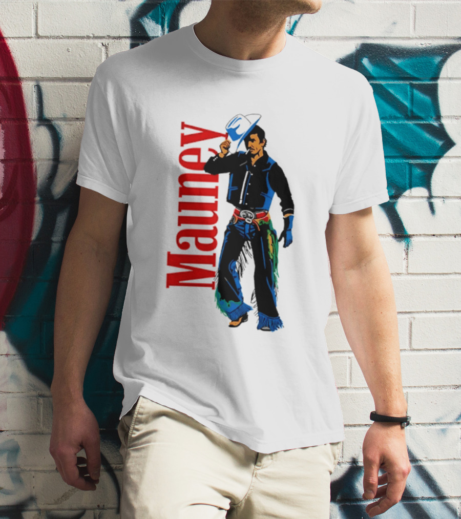 JB Mauney Bull Rider Cowboy Style Western T-Shirt