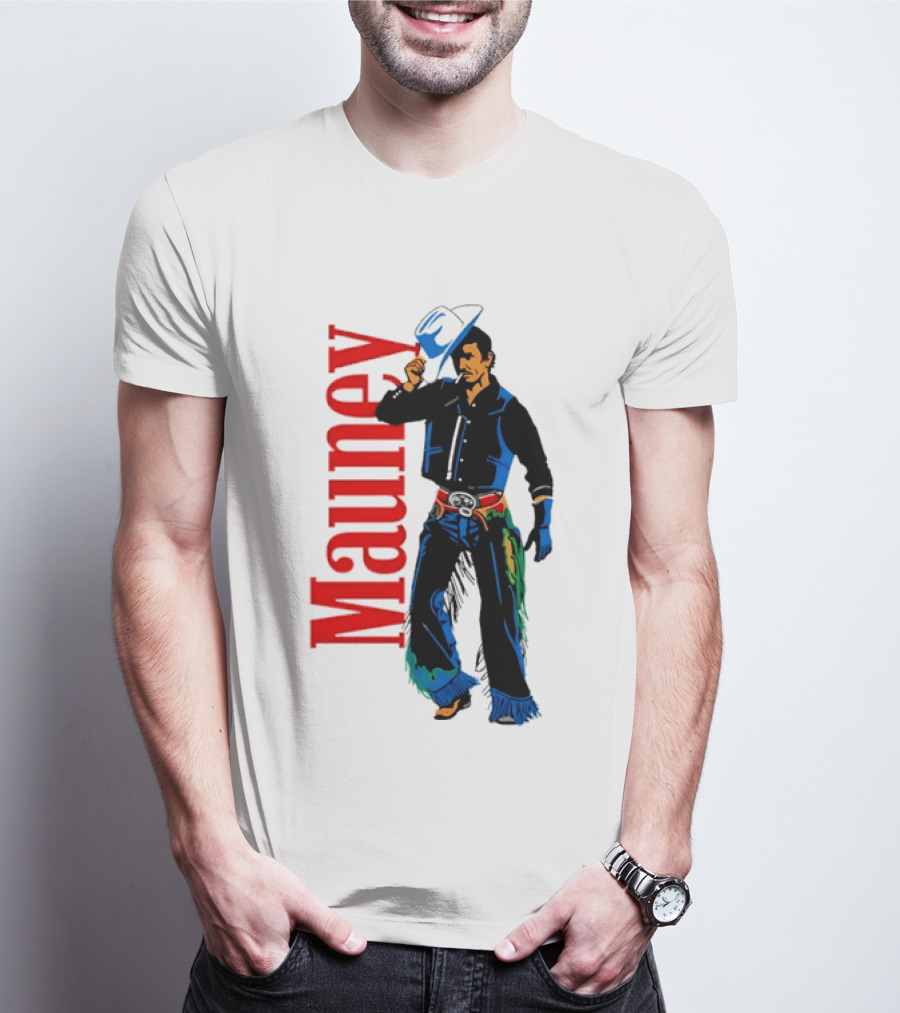 JB Mauney Bull Rider Cowboy Style Western T-Shirt