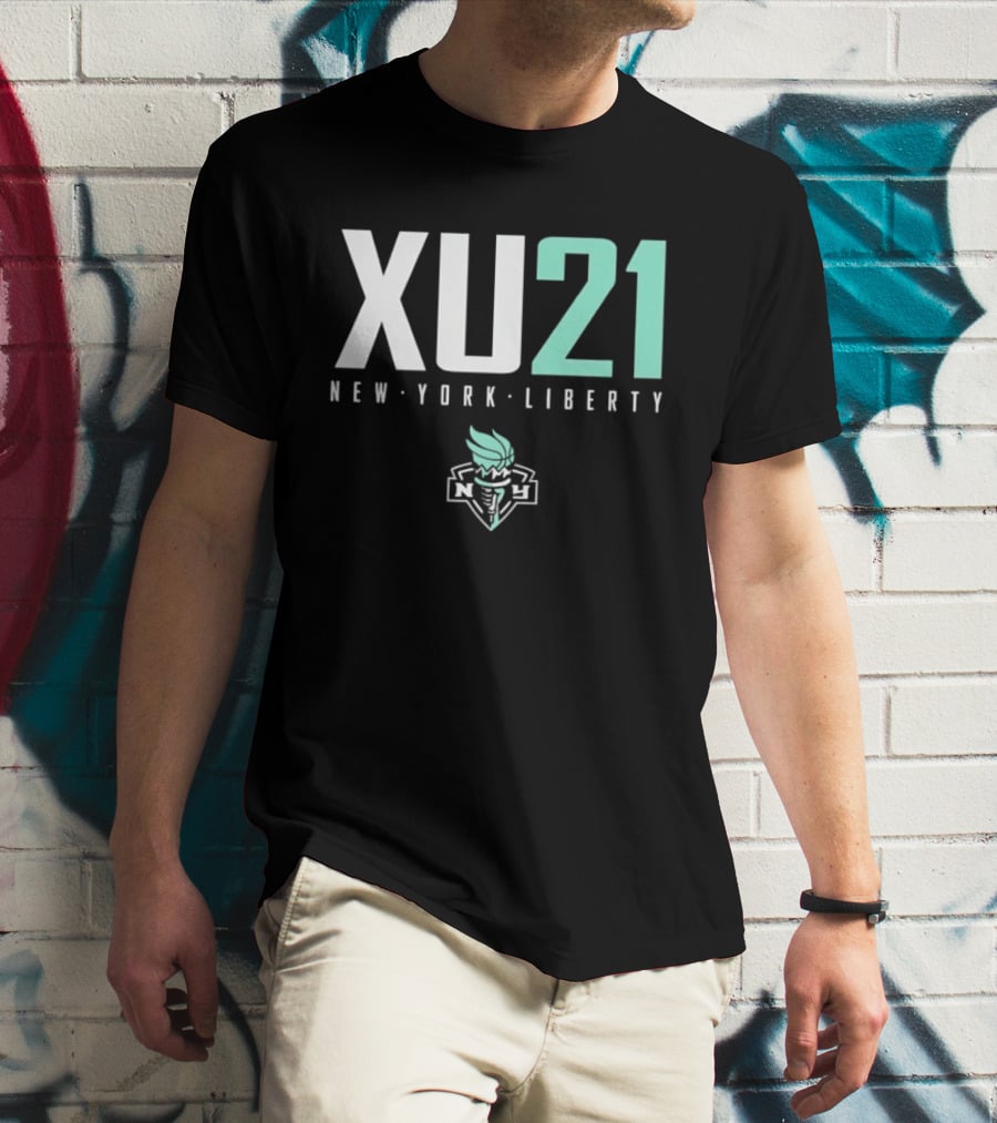 New York Liberty Xu 21 WNBA Basketball T-Shirt