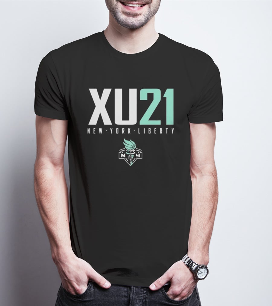 New York Liberty Xu 21 WNBA Basketball T-Shirt