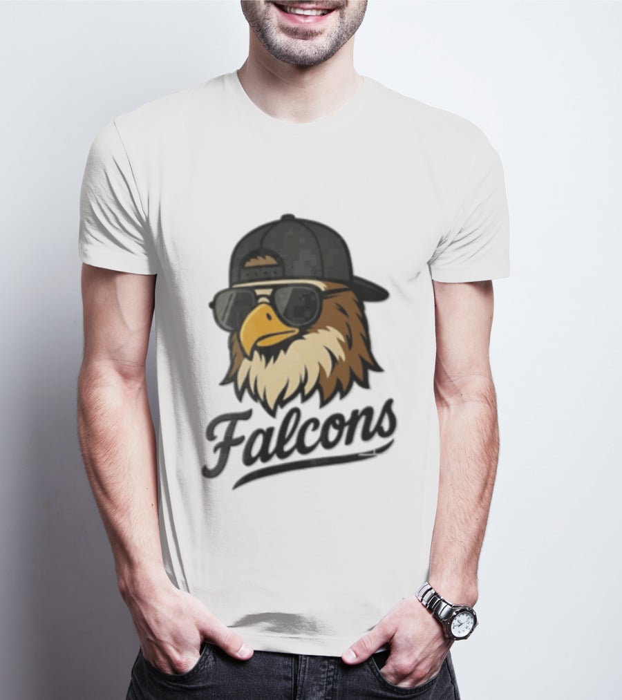 Falcons Eagle Sunglasses Baseball Cap T-Shirt