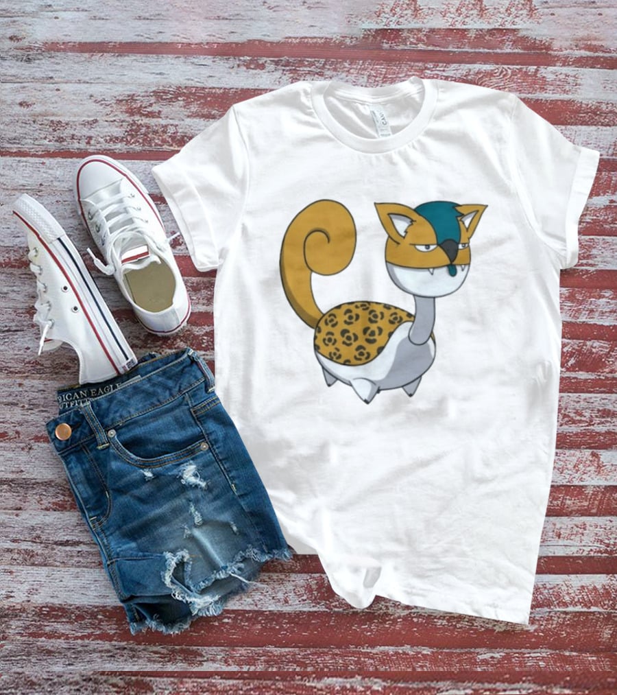 Jacksonville Jaguars Pokemon Fusion Cartoon T-Shirt