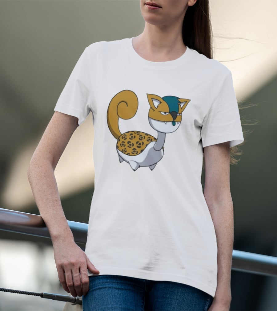 Jacksonville Jaguars Pokemon Fusion Cartoon T-Shirt