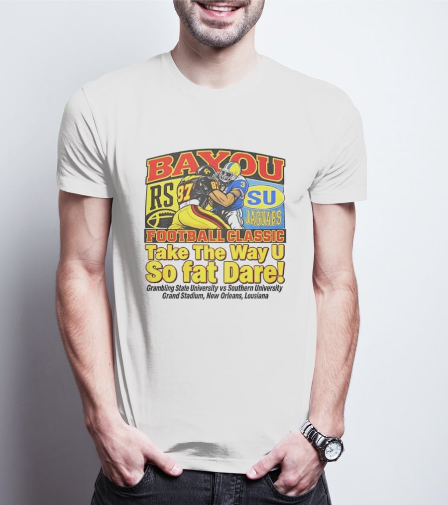 Bayou Classic Football Grambling State Vs Southern University Grand Stadium New Orleans T-Shirt