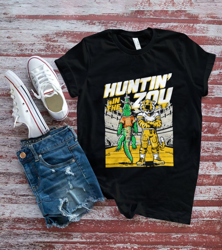 Huntin' In The Zou Missouri Tigers Stadium Rivalry T-Shirt