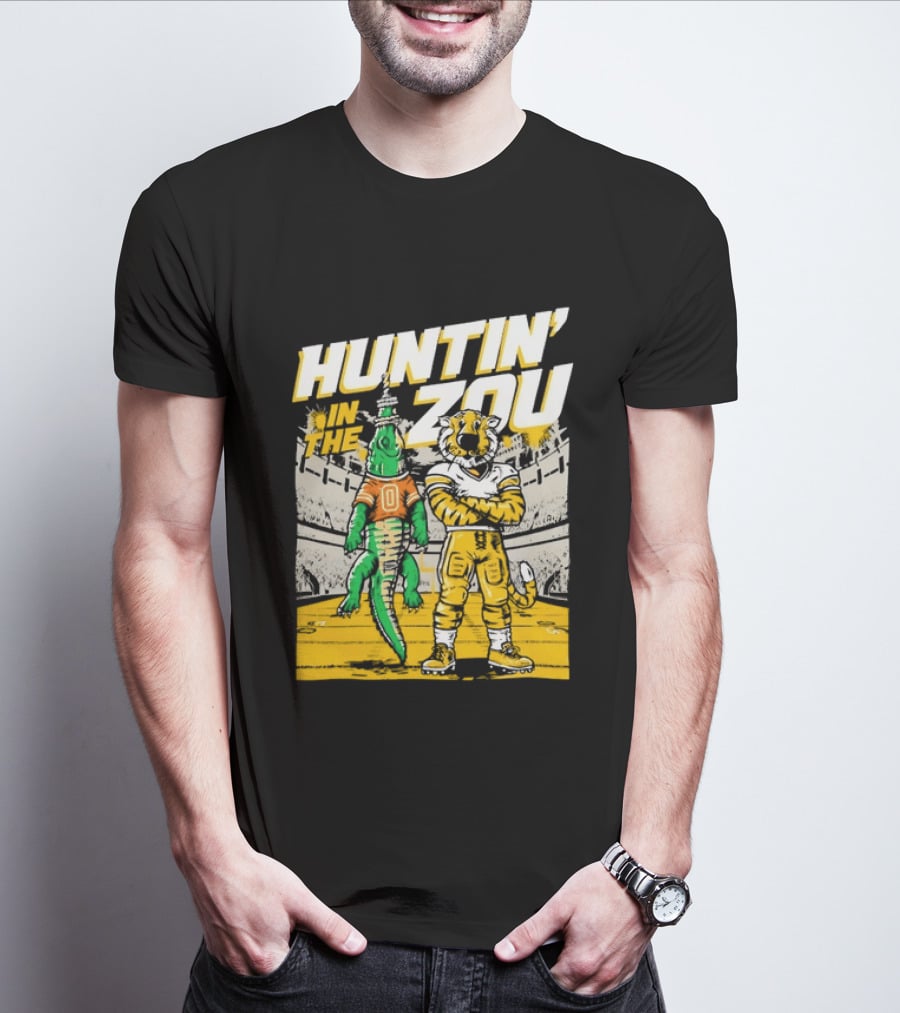 Huntin' In The Zou Missouri Tigers Stadium Rivalry T-Shirt