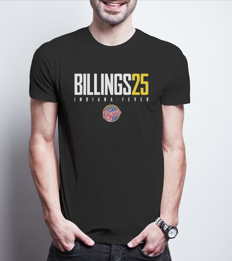 Billings 25 Indiana Fever WNBA Fever T-Shirt