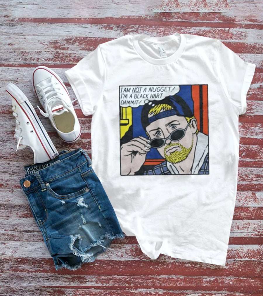 I Am Not A Nugget I'm A Black Hart Dammit Retro Comic T-Shirt