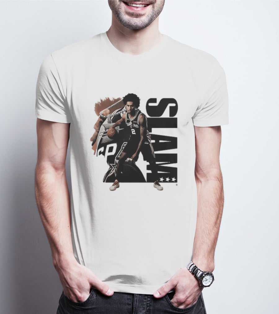 Dylan Harper 2 San Antonio Spurs SLAM 264 NBA Basketball T-Shirt