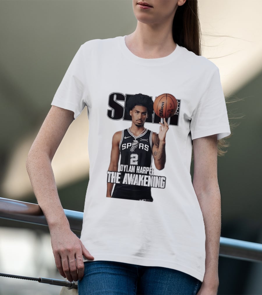 Dylan Harper 2 San Antonio Spurs The Awakening Slam NBA Basketball Cover T-Shirt