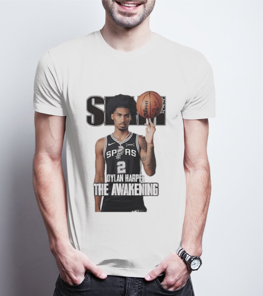 Dylan Harper 2 San Antonio Spurs The Awakening Slam NBA Basketball Cover T-Shirt