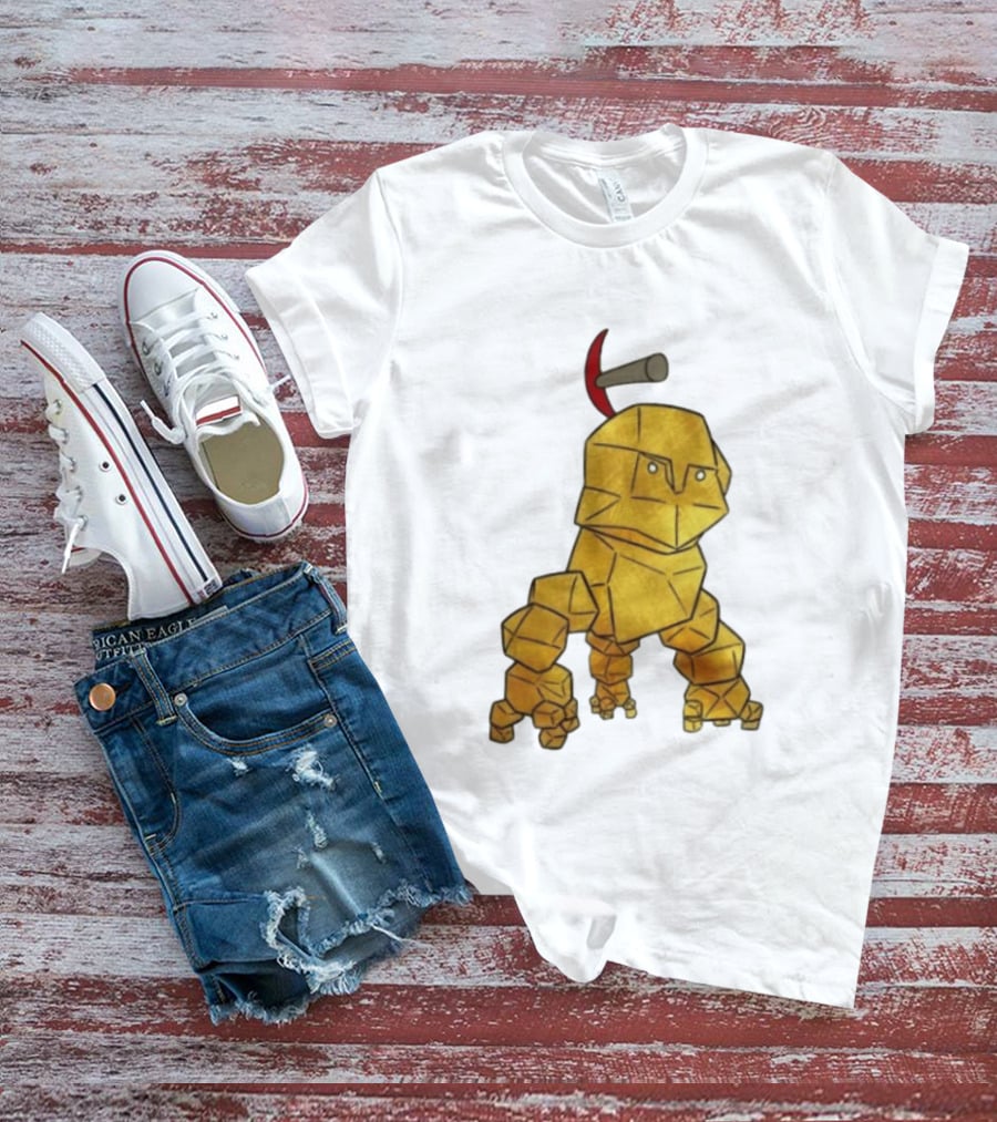 San Francisco 49ers Gold Rock Golem Miner Pickaxe T-Shirt