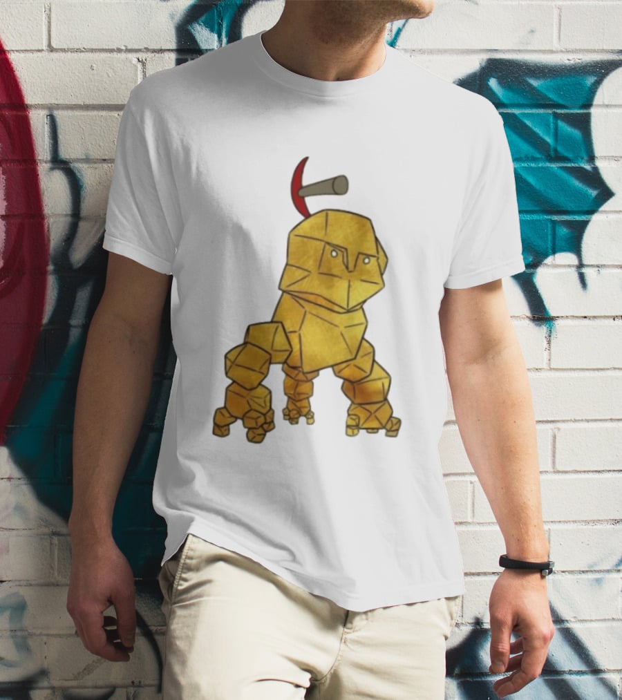 San Francisco 49ers Gold Rock Golem Miner Pickaxe T-Shirt