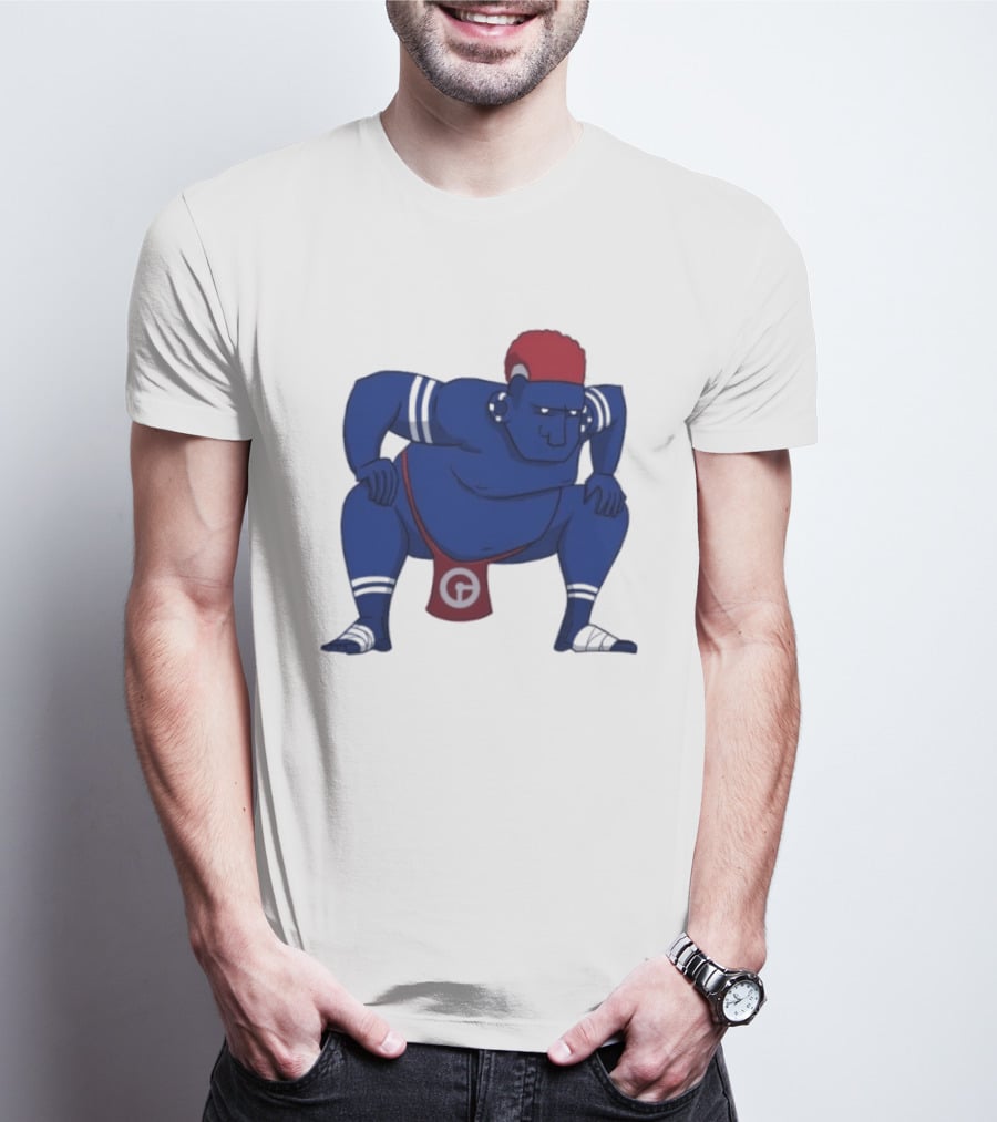 Hariyama Pokemon New York Giants Sumo Wrestler T-Shirt