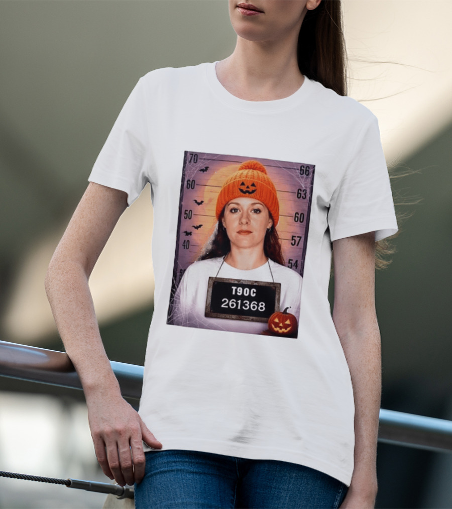 T90C Halloween Shot Pumpkin Hat 261368 T-Shirt