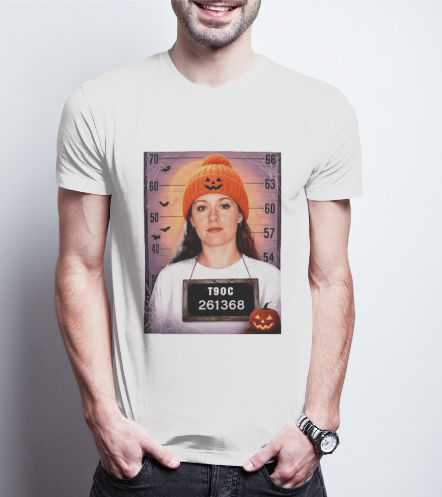 T90C Halloween Shot Pumpkin Hat 261368 T-Shirt