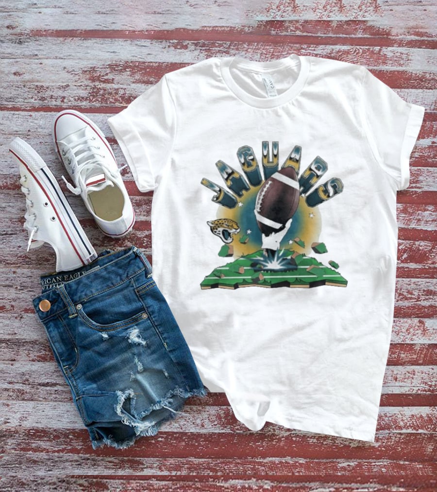 Jaguars Football 2026 Explode Clubhouse Jacksonville T-Shirt