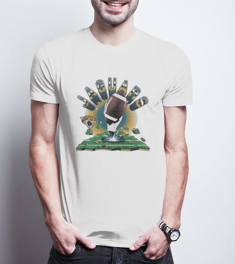 Jaguars Football 2026 Explode Clubhouse Jacksonville T-Shirt