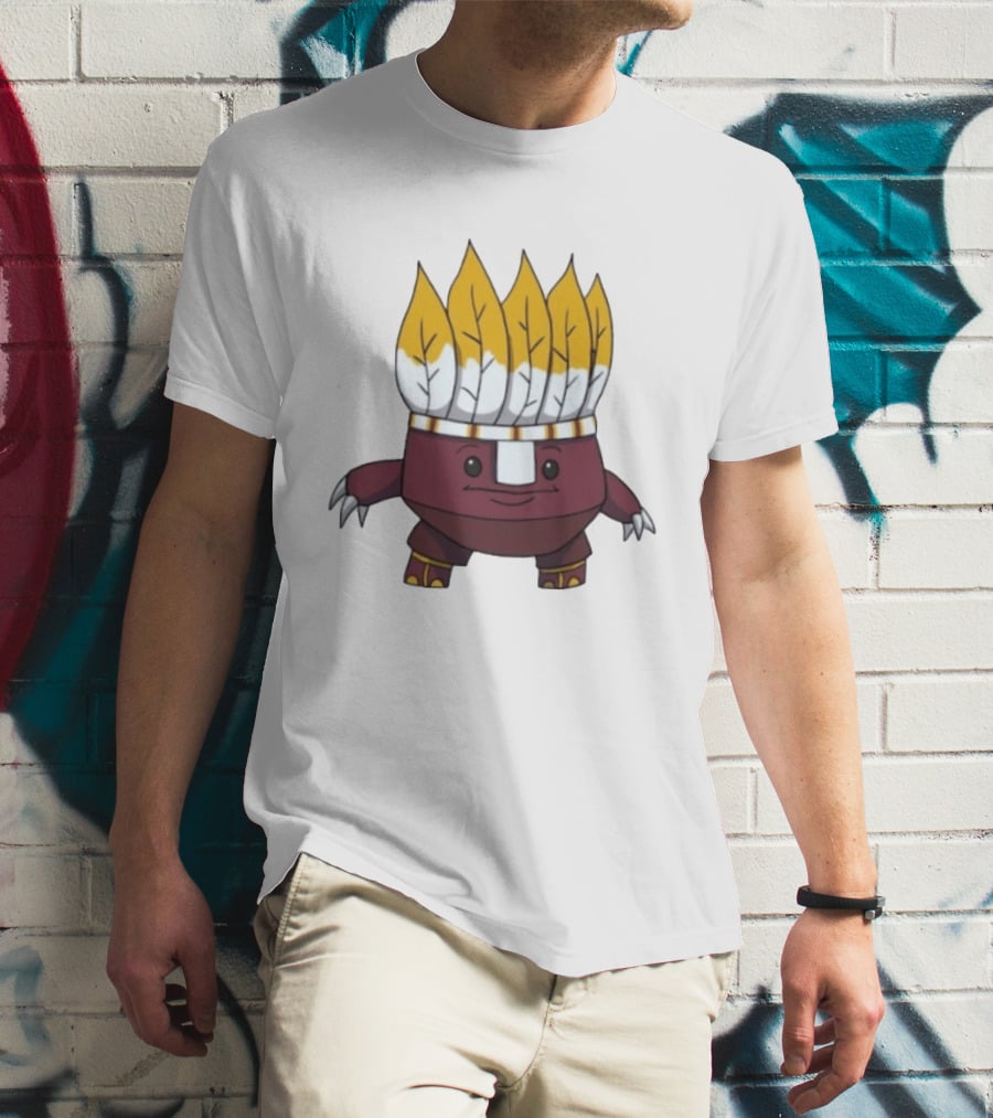 Washington Commanders Pokemon Cartoon T-Shirt