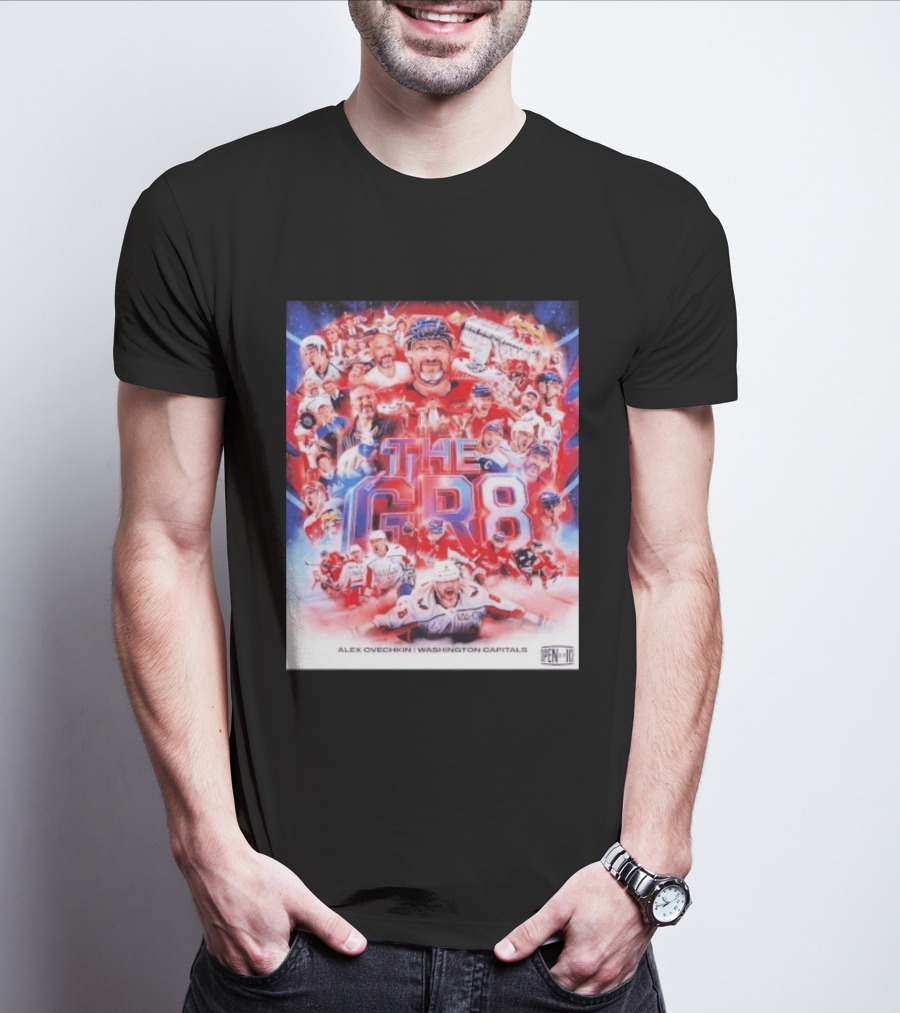 Alex Ovechkin The Gr8 Washington Capitals Open Ice Champions T-Shirt
