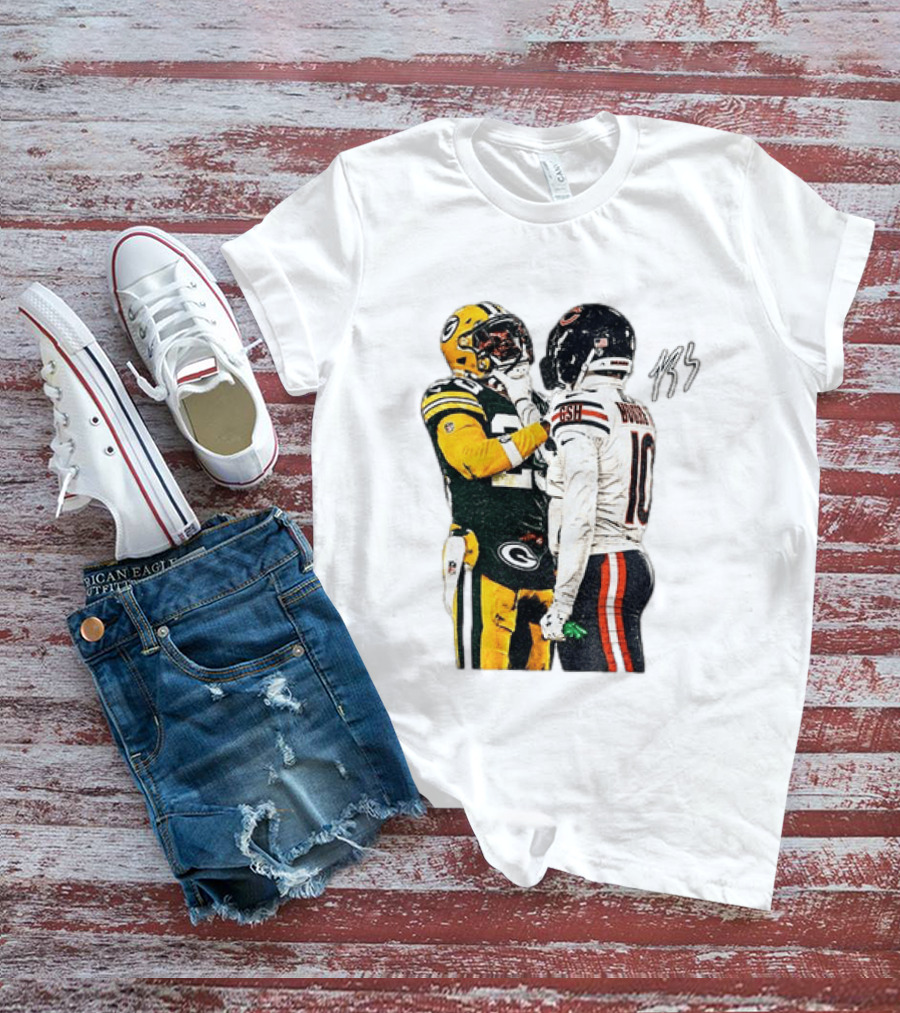 Luther Burden III Packers Bears Football Rivalry T-Shirt