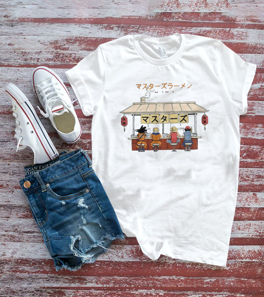 Masters Ramen Heroes Dinner One Piece T-Shirt