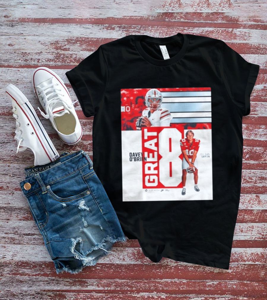 Ohio State Buckeyes Great 8 Julian Sayin Davey O'Brien Award T-Shirt