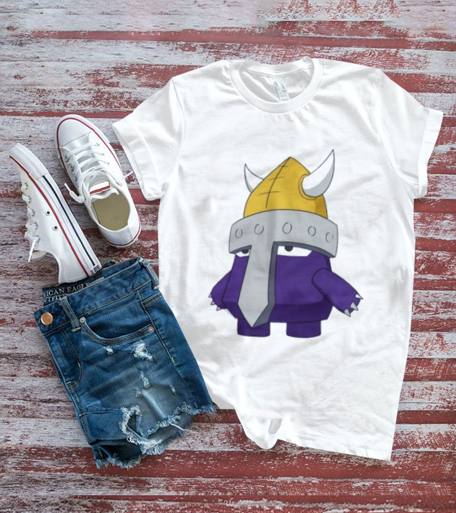Minnesota Vikings Pokemon Mashup Viking Helmet T-Shirt