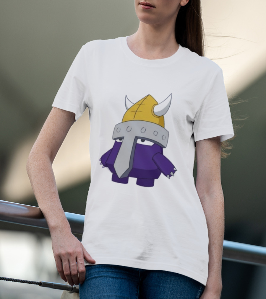 Minnesota Vikings Pokemon Mashup Viking Helmet T-Shirt