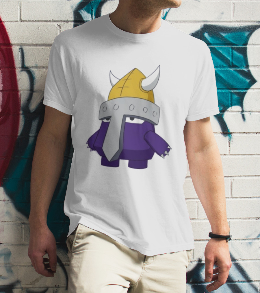 Minnesota Vikings Pokemon Mashup Viking Helmet T-Shirt