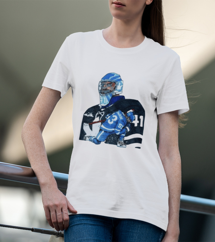 Cowan 53 Toronto Hockey Game 2 BrianBeLeafs Goalie Art 41 T-Shirt